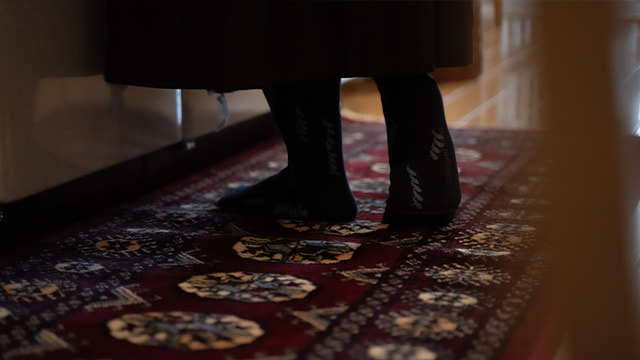 繊細なゴブラン織ラグ