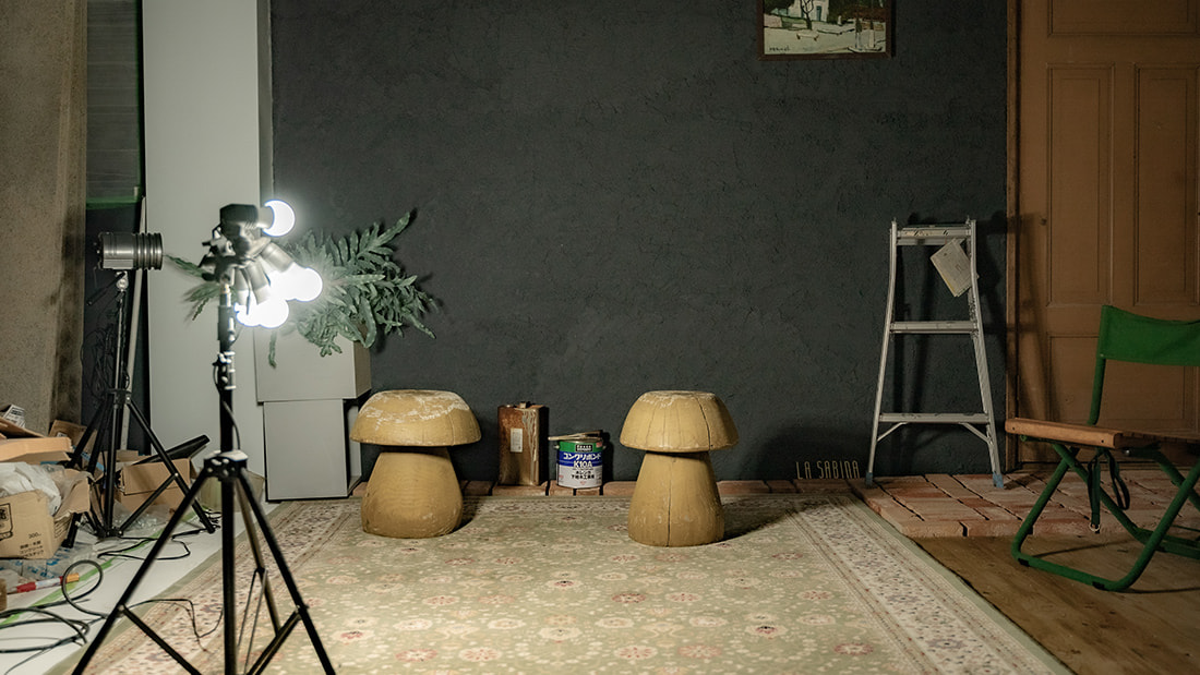 “ラグを敷いてみる”という大人の遊び