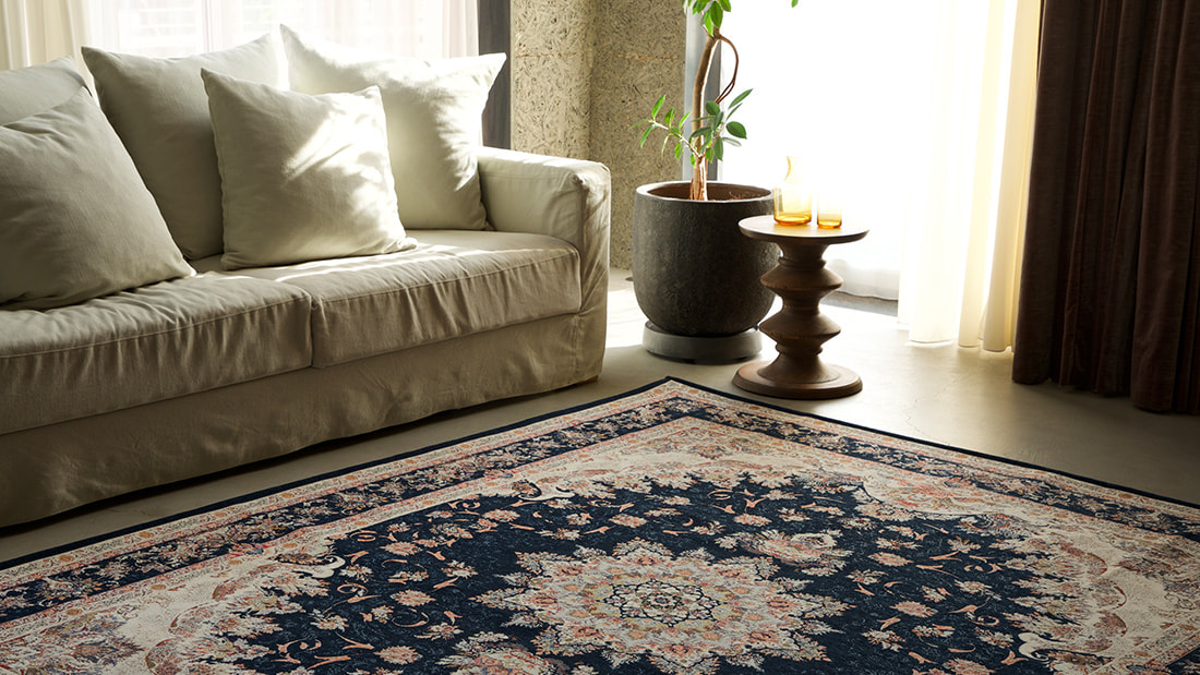 体感温度を下げるラグ、気分を上げるラグ