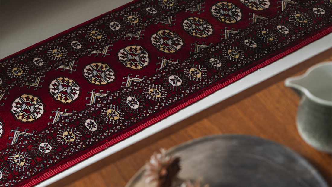 手織り ウール100%　「パキスタン緞通　ボハラ」