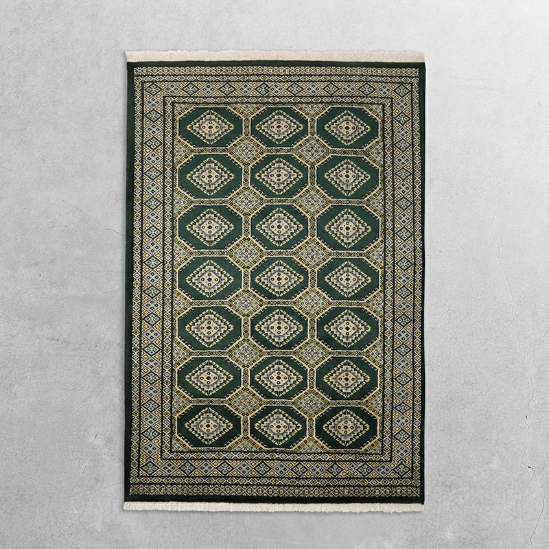 手織り ウール100% 「パキスタン緞通 ジャルダ」 | Happy Rug Market