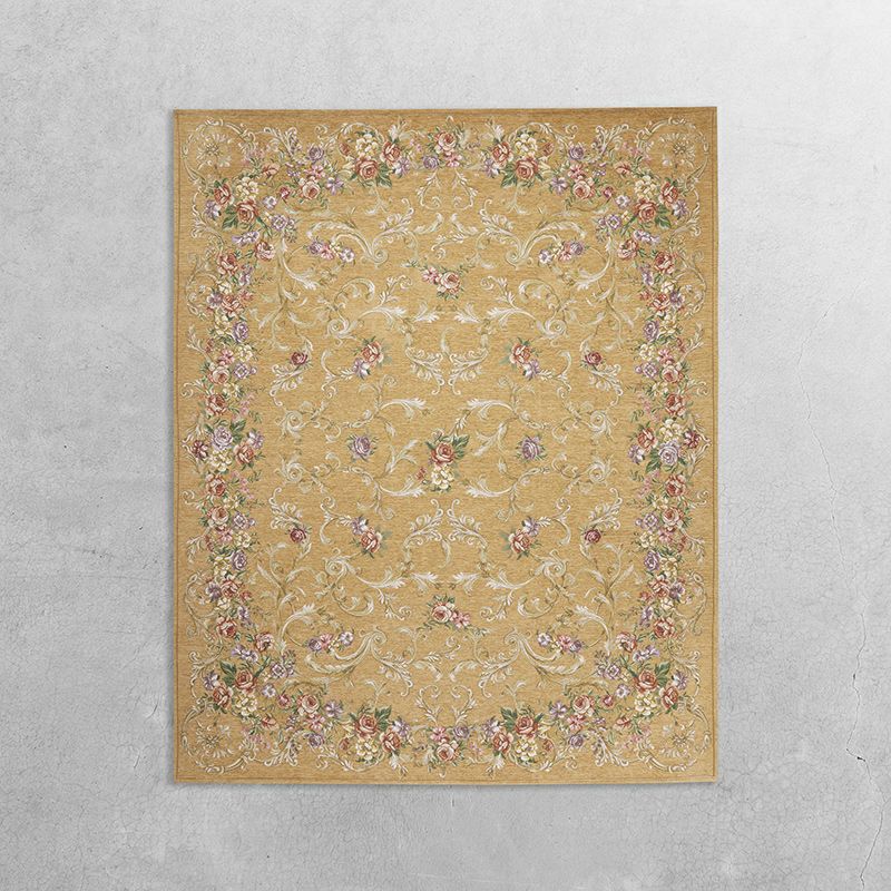 毛足が短く 掃除がしやすい 「繊細なゴブラン織ラグ」 | Happy Rug Market
