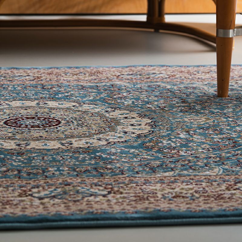 クラシック ビンテージ オールシーズン 「ブルーが美しいラグ