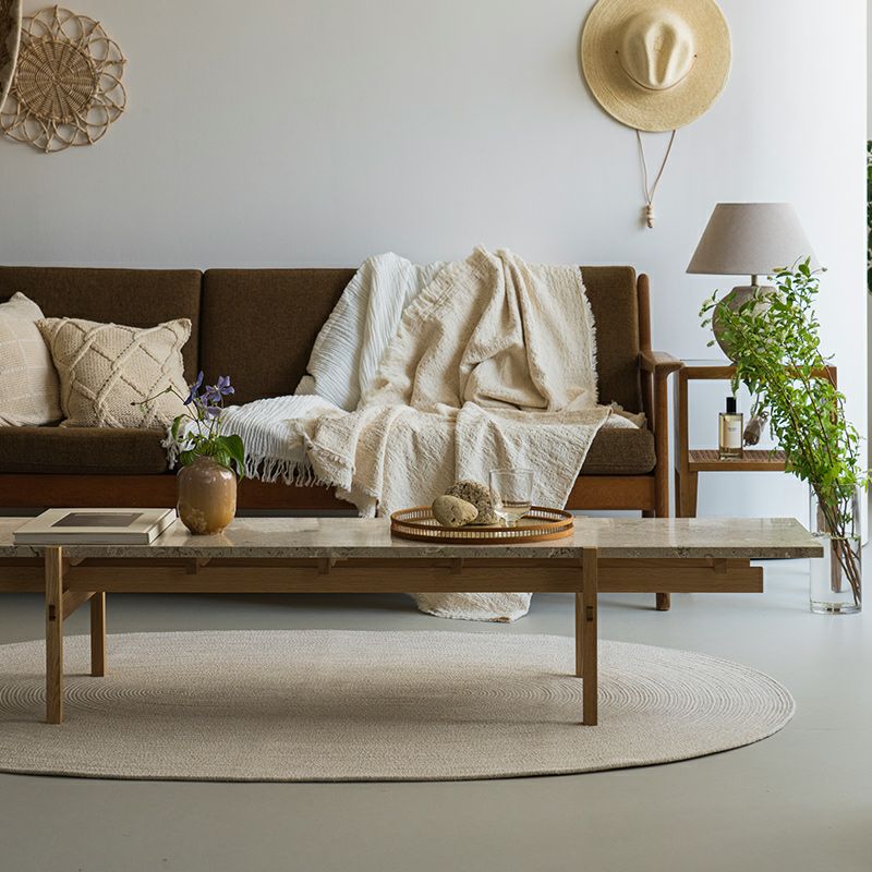 ナチュラル 無地 「インド綿チューブラグ」 | Happy Rug Market